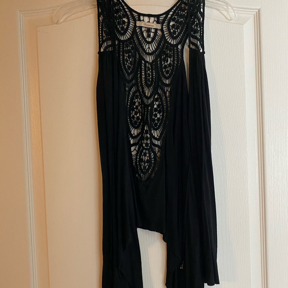 Lace vest